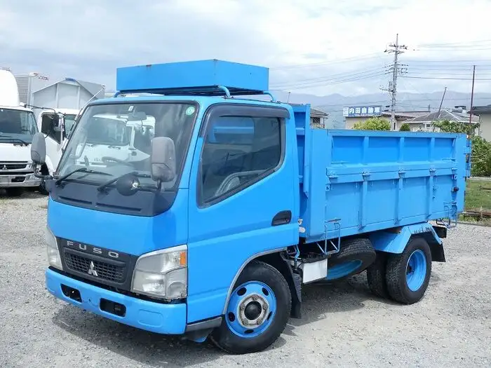 三菱 キャンター 小型 ダンプ 土砂禁 PA-FE71DBD の中古トラック【車両No.110398】