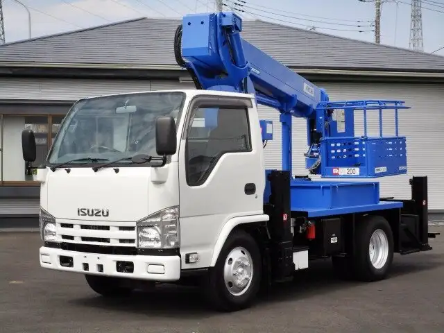 いすゞ エルフ 小型 高所・建柱車 高所作業車 TKG-NKR85N の中古トラック【車両No.111683】
