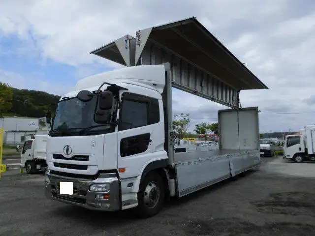 日産UD クオン 大型 ウイング ハイルーフ エアサス の中古トラック【車両No.111511】