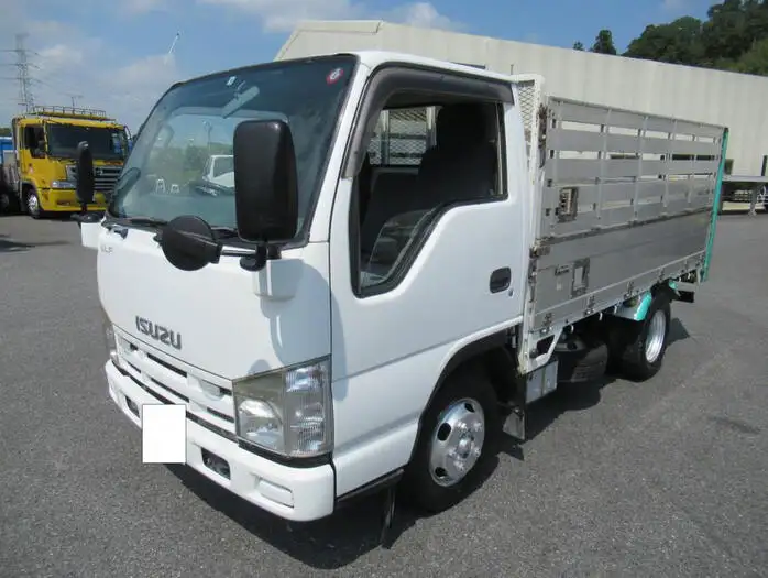 いすゞ エルフ 小型 平ボディ 床鉄板 アルミブロック の中古トラック【車両No.111762】