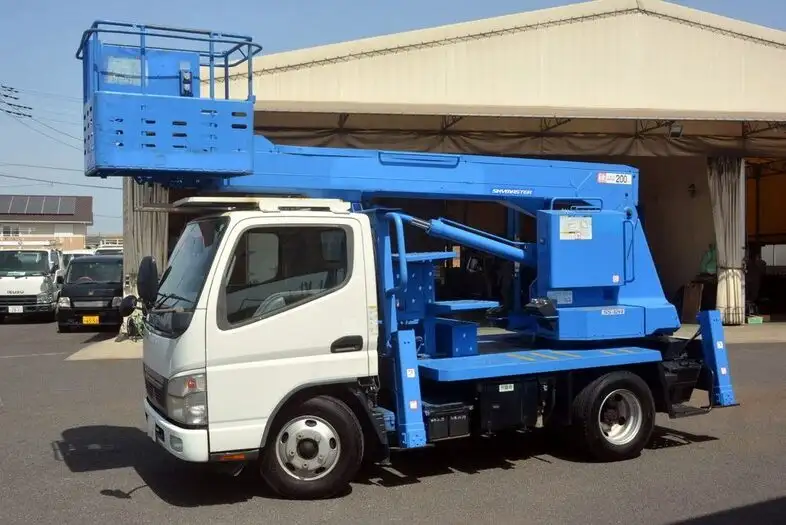 三菱 キャンター 小型 高所・建柱車 高所作業車 PA-FE73DB の中古トラック【車両No.108988】