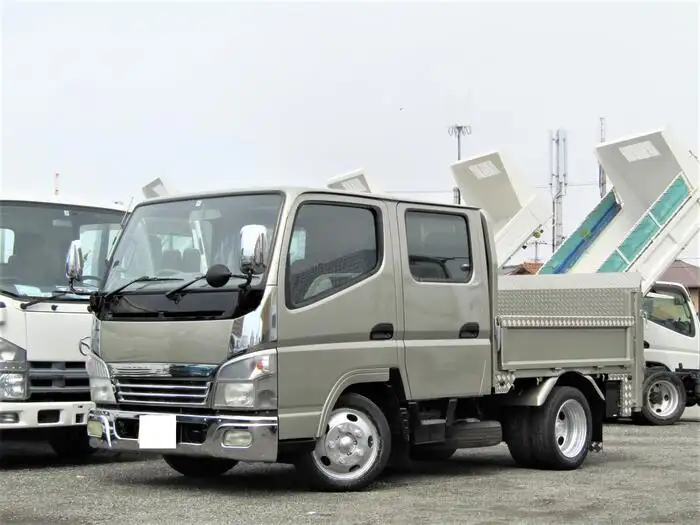 三菱 キャンター 小型 平ボディ Wキャブ パワーゲート の中古トラック【車両No.111819】