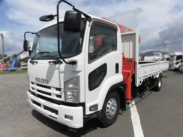 いすゞ フォワード 中型/増トン クレーン付 床鉄板 4段 の中古トラック【車両No.112044】