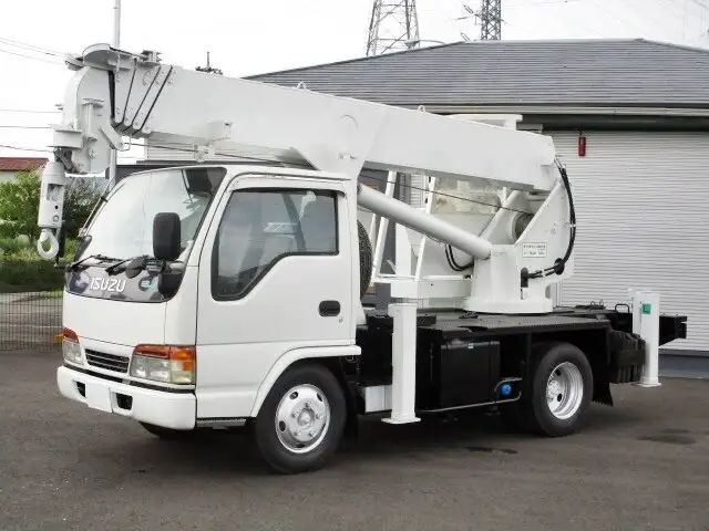 いすゞ エルフ 小型 高所・建柱車  KC-NKR66E3N の中古トラック【車両No.112055】