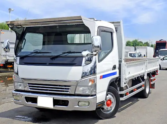 三菱 キャンター 小型 平ボディ 床鉄板 PDG-FE83DY の中古トラック【車両No.112176】