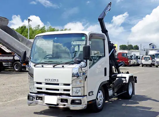 いすゞ エルフ 小型 アームロール ツインホイスト TKG-NMR85AN の中古トラック【車両No.112167】