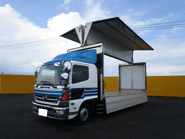 日野 レンジャー 中型/増トン ウイング パワーゲート エアサス の中古トラック【車両No.112333】