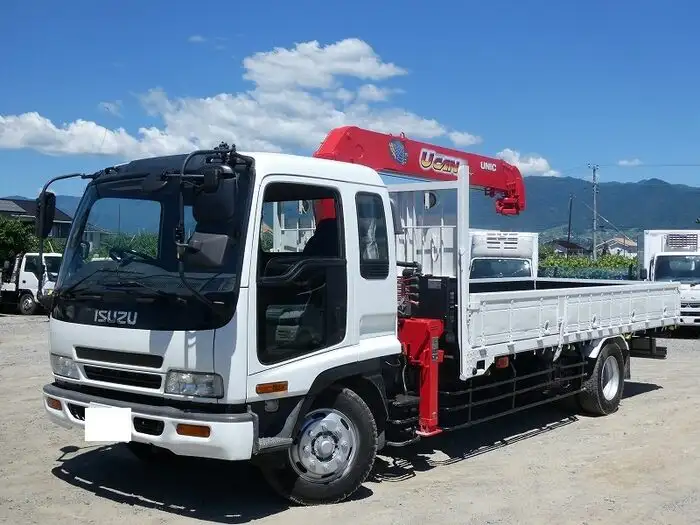 いすゞ フォワード 中型/増トン クレーン付 床鉄板 5段 の中古トラック【車両No.112505】