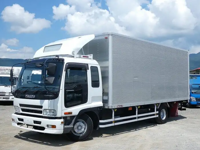 いすゞ フォワード 中型/増トン アルミバン パワーゲート 床鉄板 の中古トラック【車両No.113011】