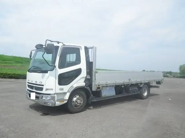 三菱 ファイター 中型/増トン 平ボディ 床鉄板 アルミブロック の中古トラック【車両No.113306】