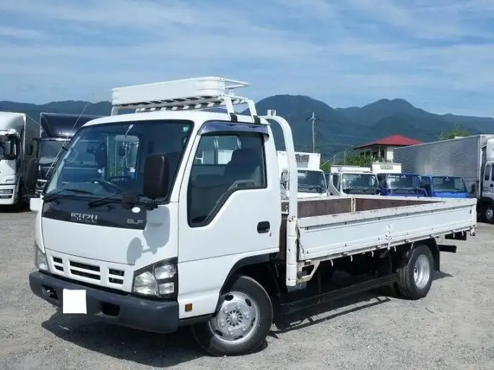 いすゞ エルフ 小型 平ボディ 床鉄板 PB-NPR81AR の中古トラック【車両No.113576】