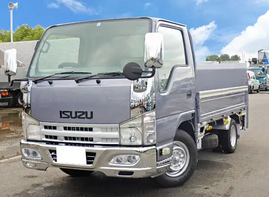 いすゞ エルフ 小型 平ボディ パワーゲート 床鉄板 の中古トラック【車両No.113582】