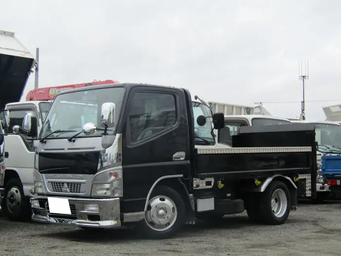 三菱 キャンター 小型 平ボディ パワーゲート 床鉄板 の中古トラック【車両No.113588】