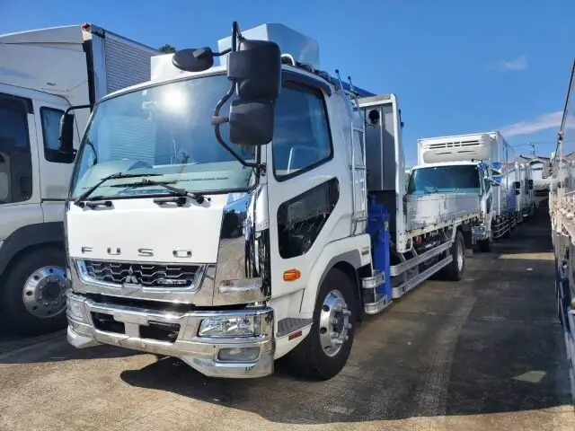 三菱 ファイター 中型/増トン クレーン付 アルミブロック 4段 の中古トラック【車両No.113571】
