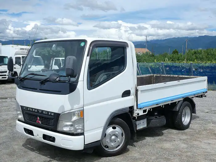 三菱 キャンター 小型 平ボディ 床鉄板 PA-FE70BB の中古トラック【車両No.113732】