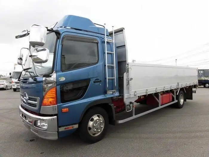 日野 レンジャー 中型/増トン 平ボディ 床鉄板 アルミブロック の中古トラック【車両No.113537】