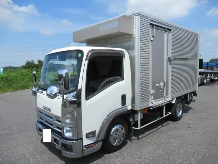いすゞ エルフ 小型 アルミバン パワーゲート 床鉄板 の中古トラック【車両No.113852】