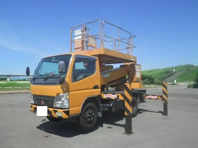 三菱 キャンター 小型 高所・建柱車 高所作業車 KK-FE73EB の中古トラック【車両No.113802】