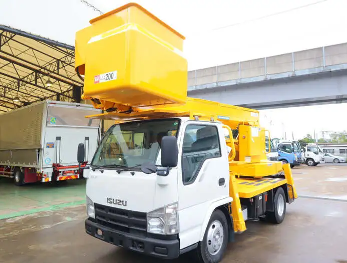 いすゞ エルフ 小型 高所・建柱車 高所作業車 BDG-NKR85N の中古トラック【車両No.114010】