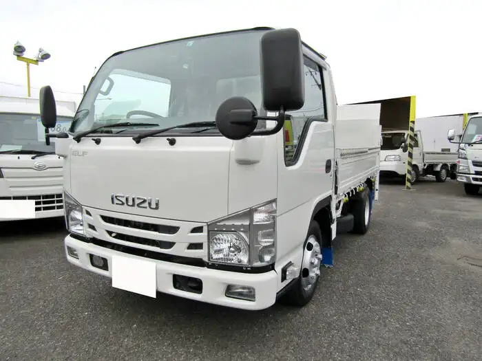 いすゞ エルフ 小型 平ボディ パワーゲート 床鉄板 の中古トラック【車両No.114035】