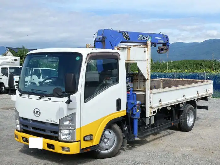 日産UD コンドル 小型 クレーン付 床鉄板 3段 の中古トラック【車両No.114257】