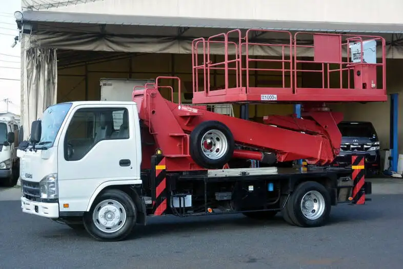 いすゞ エルフ 小型 高所・建柱車 高所作業車 PDG-NKR85YN の中古トラック【車両No.113782】