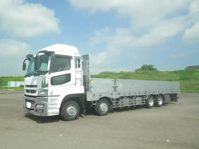 三菱 スーパーグレート 大型 平ボディ アルミブロック エアサス の中古トラック【車両No.114191】