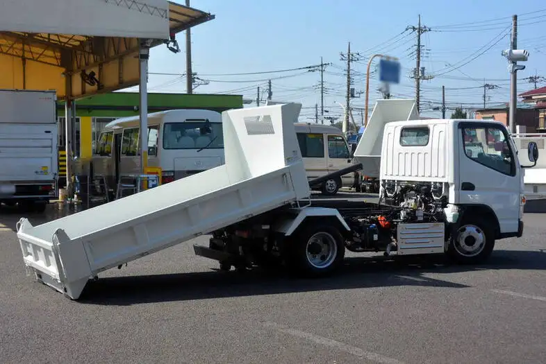 三菱 キャンター 小型 ダンプ ローダー 強化 の中古トラック【車両No.115460】
