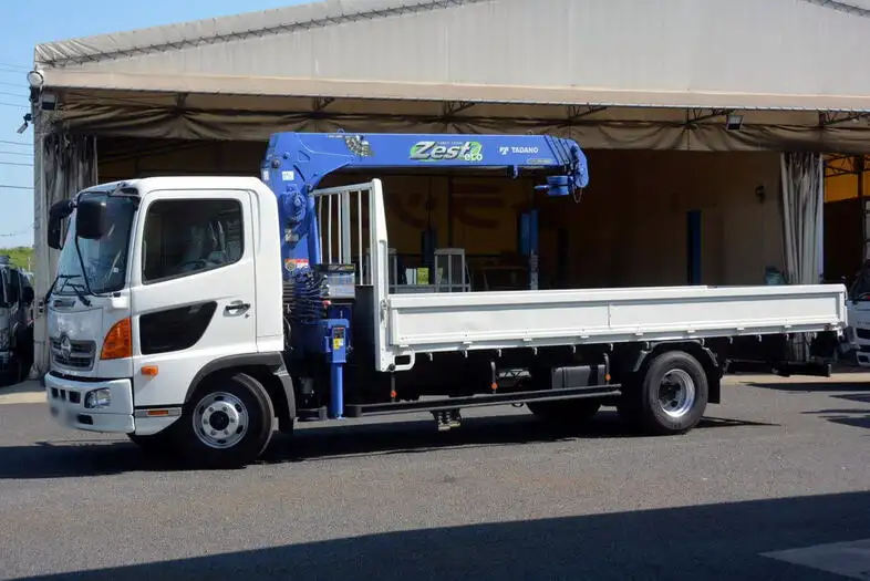 日野 レンジャー 中型/増トン クレーン付 4段 フックイン の中古トラック【車両No.115411】