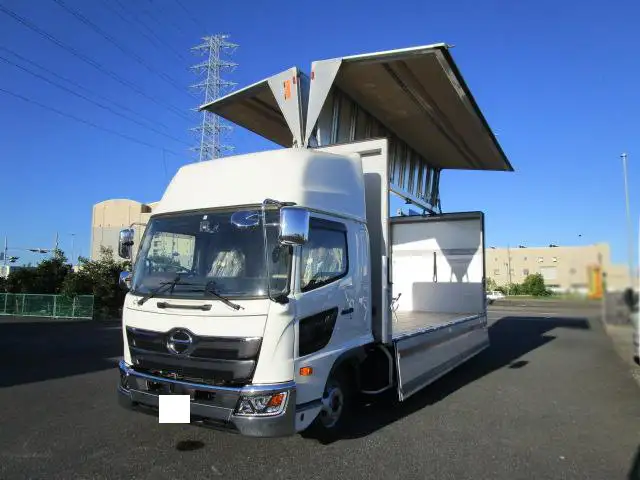 日野 レンジャー 中型/増トン ウイング パワーゲート エアサス の中古トラック【車両No.115472】