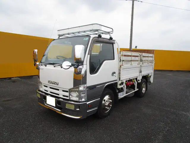 いすゞ エルフ 小型 平ボディ パワーゲート 床鉄板 の中古トラック【車両No.115456】