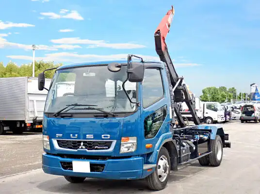 三菱 ファイター 中型/増トン アームロール ツインホイスト 2KG-FK71F の中古トラック【車両No.115513】