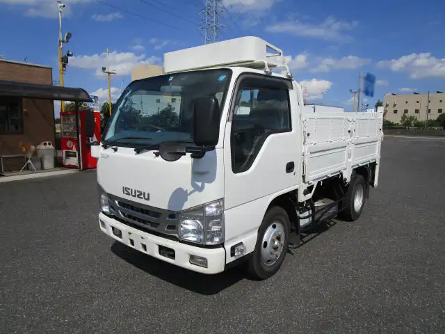 いすゞ エルフ 小型 平ボディ パワーゲート 床鉄板 の中古トラック【車両No.115518】