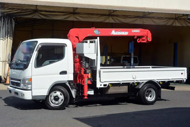 三菱 キャンター 小型 クレーン付 4段 ラジコン の中古トラック【車両No.115608】