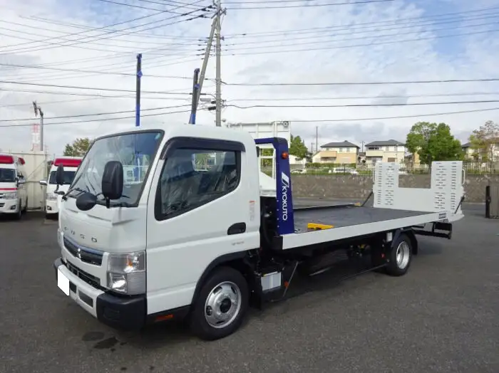 三菱 キャンター 小型 車両重機運搬 ラジコン ウインチ の中古トラック【車両No.115441】