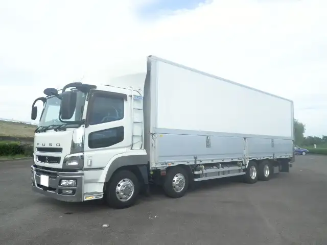 三菱 スーパーグレート 大型 ウイング エアサス ベッド の中古トラック【車両No.115793】