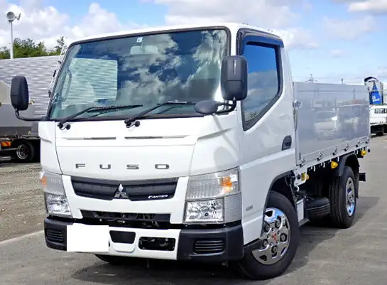三菱 キャンター 小型 平ボディ 床鉄板 アルミブロック の中古トラック【車両No.115918】