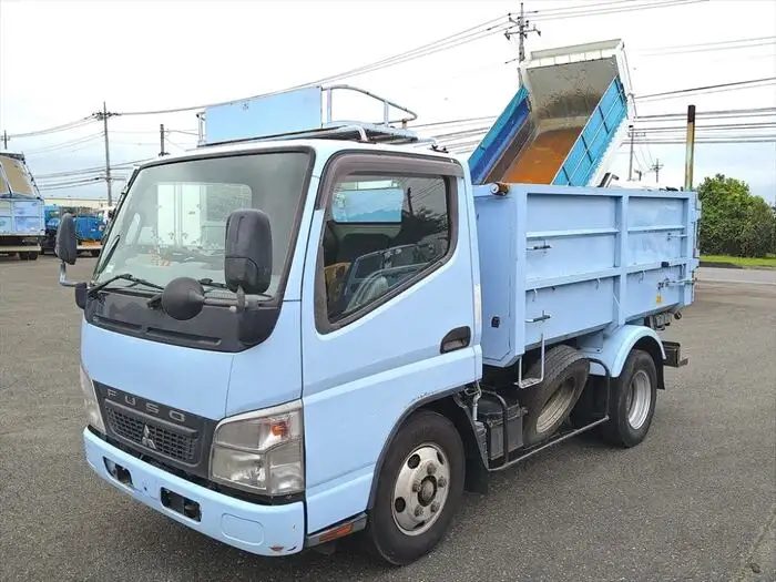 三菱 キャンター 小型 ダンプ 土砂禁 天蓋付き の中古トラック【車両No.115127】