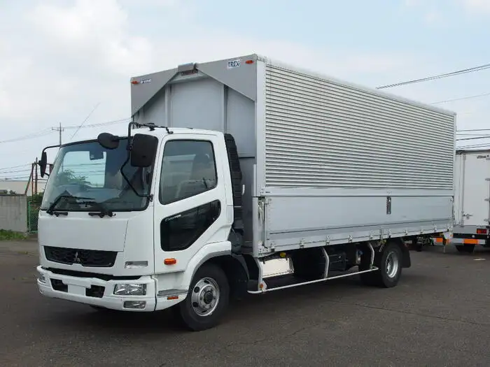 三菱 ファイター 中型/増トン ウイング 床鉄板 SKG-FK71F の中古トラック【車両No.115130】