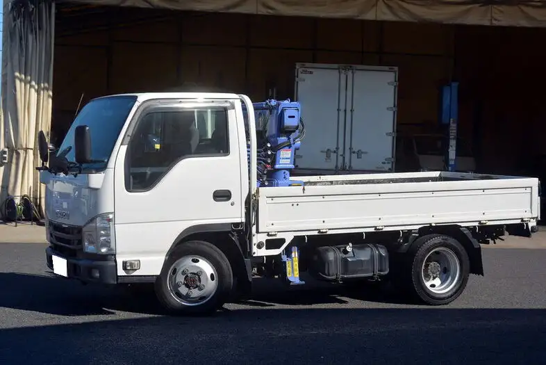 いすゞ エルフ 小型 クレーン付 横置簡易クレーン 3段 の中古トラック【車両No.116507】