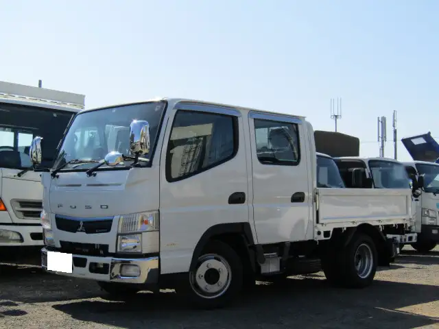 三菱 キャンター 小型 平ボディ Wキャブ 2RG-FBA20 の中古トラック【車両No.116568】