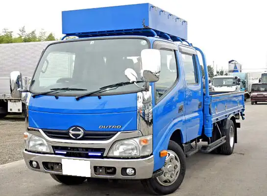 日野 デュトロ 小型 平ボディ Wキャブ TKG-XZU655M の中古トラック【車両No.116712】