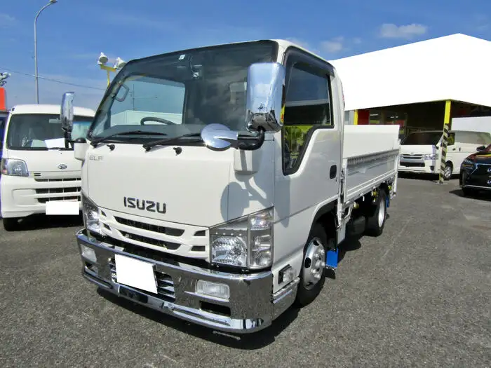 いすゞ エルフ 小型 平ボディ パワーゲート 床鉄板 の中古トラック【車両No.116634】