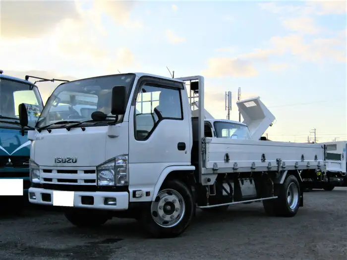 いすゞ エルフ 小型 平ボディ アルミブロック TKG-NKR85N の中古トラック【車両No.116756】