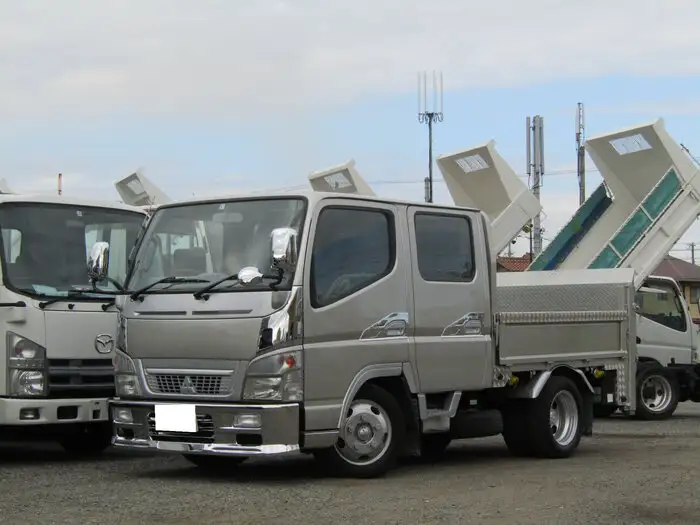 三菱 キャンター 小型 平ボディ Wキャブ パワーゲート の中古トラック【車両No.116978】