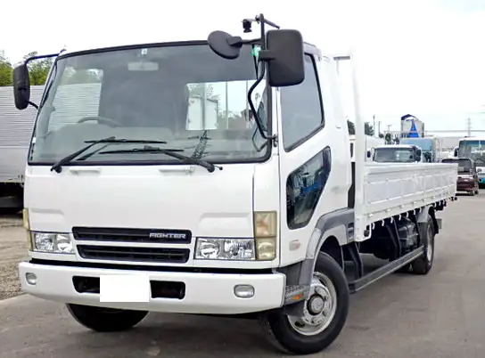 三菱 ファイター 中型/増トン 平ボディ エアサス ベッド の中古トラック【車両No.116997】