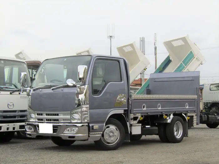 いすゞ エルフ 小型 平ボディ パワーゲート 床鉄板 の中古トラック【車両No.116807】