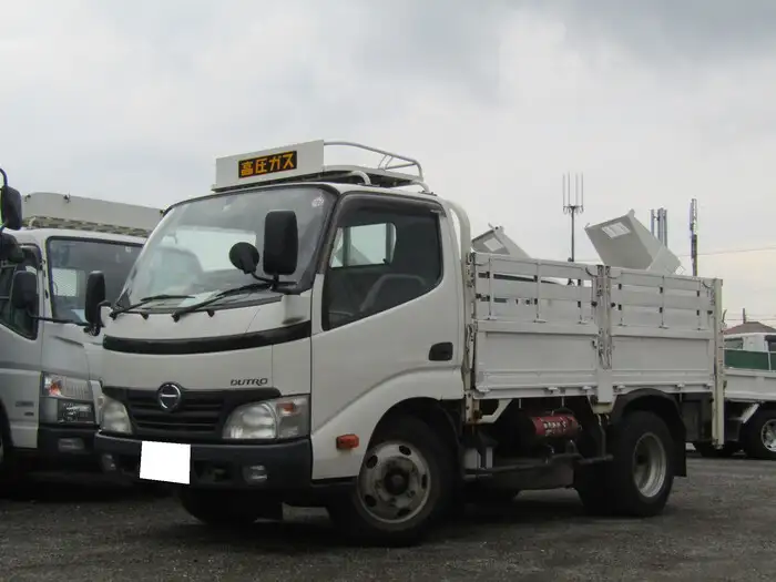日野 デュトロ 小型 平ボディ パワーゲート 床鉄板 の中古トラック【車両No.116853】