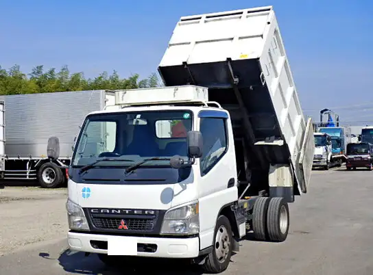 三菱 キャンター 小型 ダンプ 土砂禁 PA-FE71DBD の中古トラック【車両No.116987】