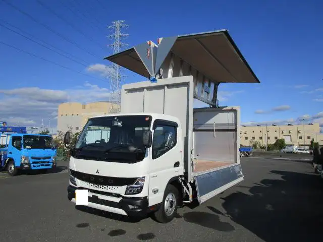 三菱 キャンター 小型 ウイング パワーゲート 2RG-FEB50 の中古トラック【車両No.117048】
